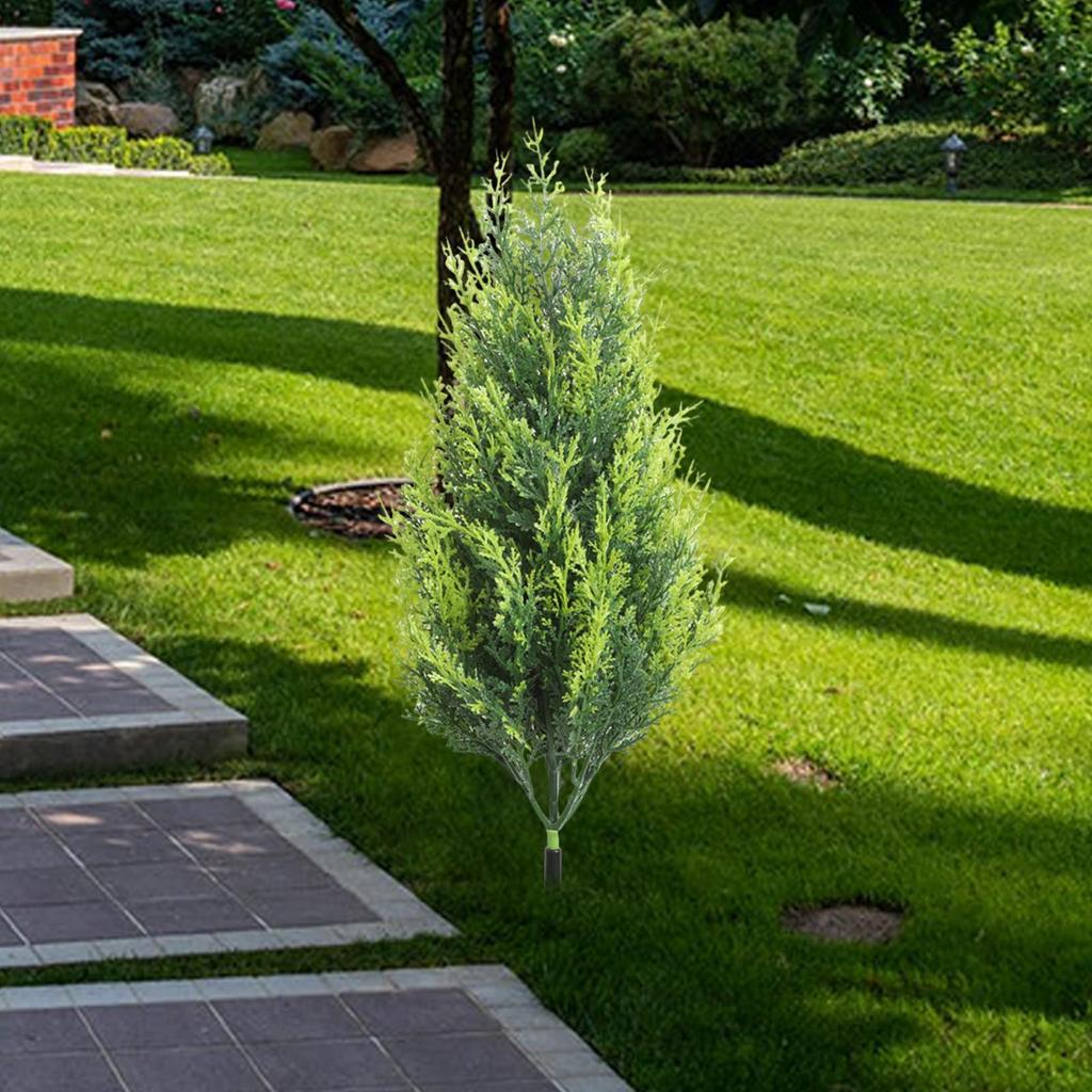 Garden Artificial Plant Stake Reusable Landscape Artificial Plant with Ground Spike for Farmhouse Balcony Lawn Porch Pathway