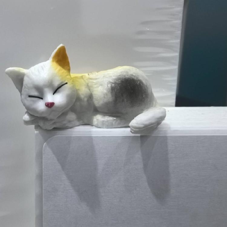 6 шт. Миниатюрные фигурки кошек, смоляные животные-украшения для настольной полки и монитора компьютера, дисплеи приборной панели автомобиля
