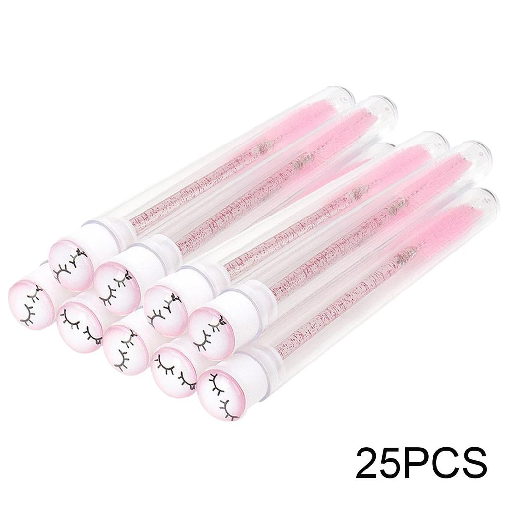 25/50 шт. Тубы для щеточек для ресниц, Кристальные палочки для туши для ресниц, Расческа для бровей, Контейнер-спули, Кисти-аппликаторы для ресниц, Инструменты для макияжа