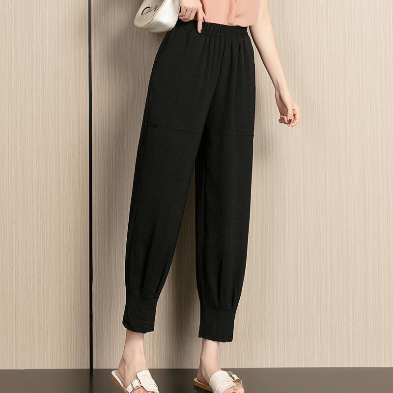 WoXue Женские зауженные брюки на резинке на лето 2025