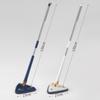 Вращающаяся на 360° регулируемая швабра для влажной и сухой уборки двойного назначения, треугольная швабра для ручной стирки, для чистки пола, стен