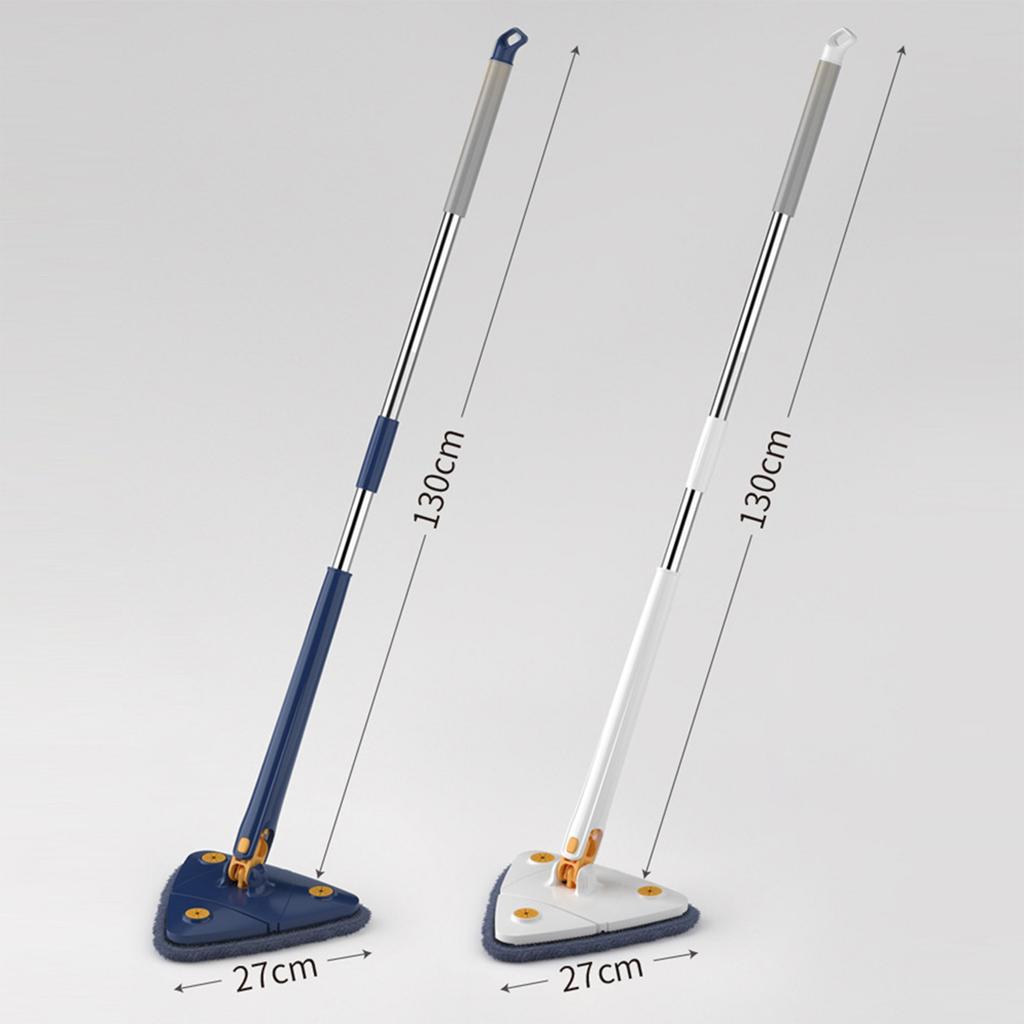 Вращающаяся на 360° регулируемая швабра для влажной и сухой уборки двойного назначения, треугольная швабра для ручной стирки, для чистки пола, стен