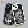 Чехол для телефона Grim Reaper Skull Skeleton Moblie для Iphone 15 promax 12 13 pro 14 Pro mini plus, защитные черные чехлы из овечьей кожи