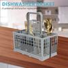 Dishwasher Basket Universal Foldable Cutlery Holder Multifunctional Dishwasher Basket Accessory Knife and Fork Storage Basket