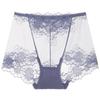 Women's Plus Size Lace Seamless High-Waist Briefs - Breathable & Comfortable