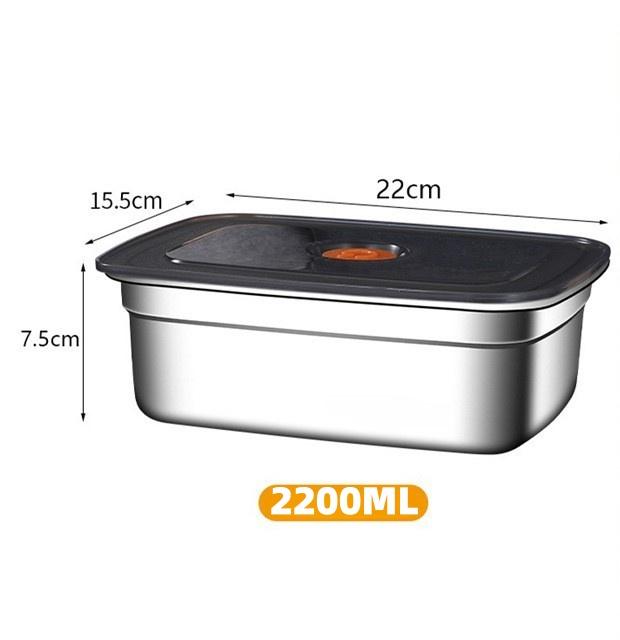 Контейнер для хранения из нержавеющей стали 316, Ланч-бокс, Герметичный бенто-бокс, Контейнер для хранения в холодильнике и морозильной камере, Ланч-бокс для кемпинга
