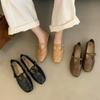 Новый Стиль Мода Женские Плоские Лоферы Повседневные Кроссовки Неглубокие Туфли Мэри Джейн Сандалии Для Ходьбы Кожаные Zapatos De Mujer
