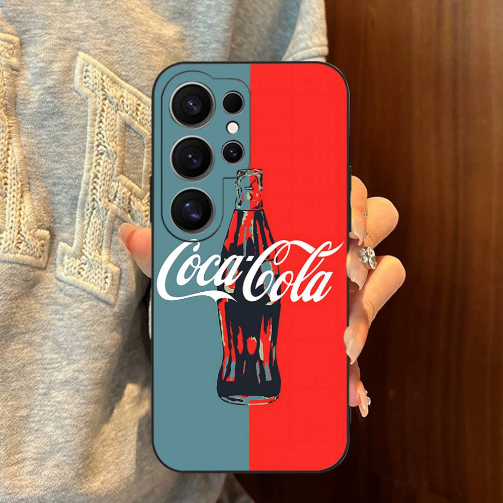 Чехол для телефона Hot C-Coca Drinks C-Cola для Samsung S 24 Fe 25 Ultra Plus 20 Lite 21 30 22 23 24 22 Ultra 5G Fundas