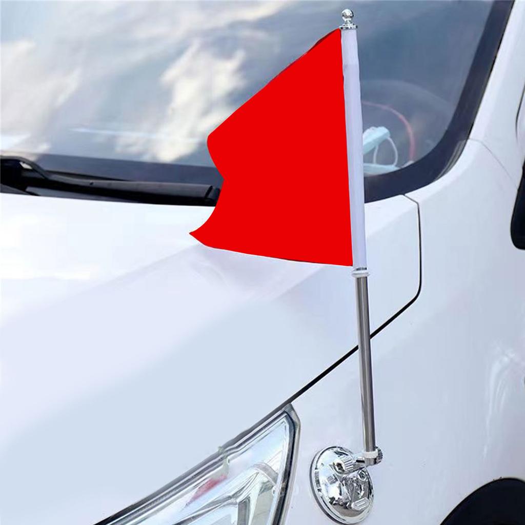 Крепление на крышу автомобиля на присоске, телескопический флагшток из нержавеющей стали, регулируемая высота, для мероприятий на открытом воздухе, парадов