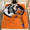 Фланелевое одеяло с принтом логотипа Dragon Ball, Высококачественное, Удобное для всех сезонов, Декор для дома, Тепло и уют, Идеально для рождественских подарков