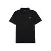 Casual Breathable Comfortable Sports Polo Shirt Men Tops Black APLU803-2