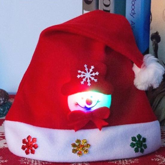 Рождественская шляпа Фестиваль тонкой работы Одевание Мягкая рождественская шляпа с подсветкой для взрослых в виде лося для вечеринки