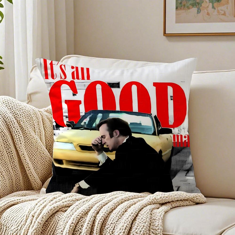 TV Drama BBetter CCall Saul Cushion Cover Pillowcase Antidustmite living Room Sofa Decor Cushion Room