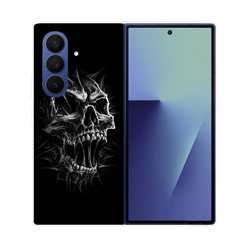 Чехол для Samsung Z Fold7 Прозрачный Жесткий ПК Складная Крышка для Samsung Galaxy Z Fold 7 6 5 4 3 Fold6 Ударопрочный Прозрачная Задняя Панель Funda
