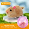 Электрический катящийся мяч для домашних животных, кролик, хомяк, интерактивная игрушка для кошек, спортивная игрушка для домашних животных, катящийся мяч для кошек, игрушка для праздничного подарка