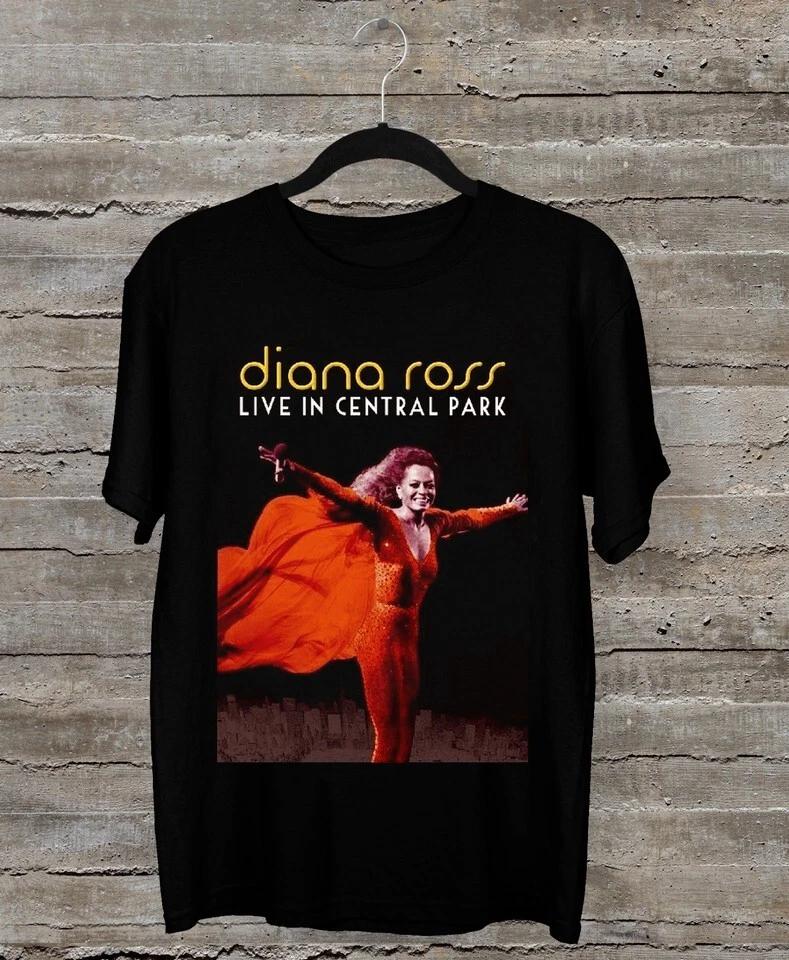 NEW Diana Ross Live In Central Park Black All Size Unisex Shirt