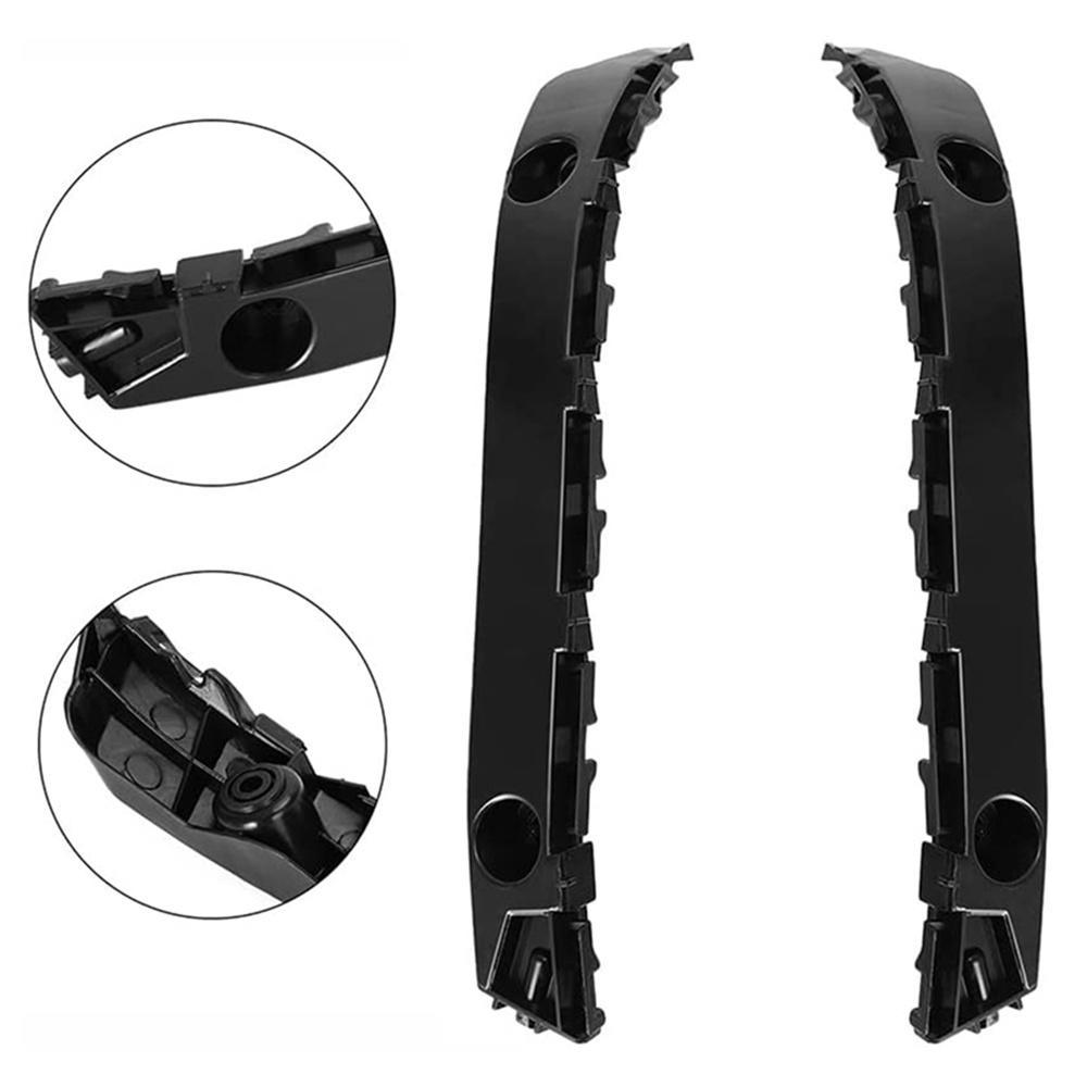 Комплект левого и правого кронштейнов переднего бампера черный для Toyota Sienna 2011-2020 пластик