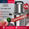 Brand New 1800W High-Power German Meat Grinder for Home & Commercial Use - Grinds Meat, Vegetables, Herbs, Pepper, and Garlic.