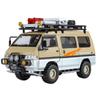 1/24 Mitsubishi Delica MPV Мини-автомобиль Литой сплав Коммерческий автомобиль Металлическая модель автомобиля Моделирование Звук и свет Игрушка в подарок