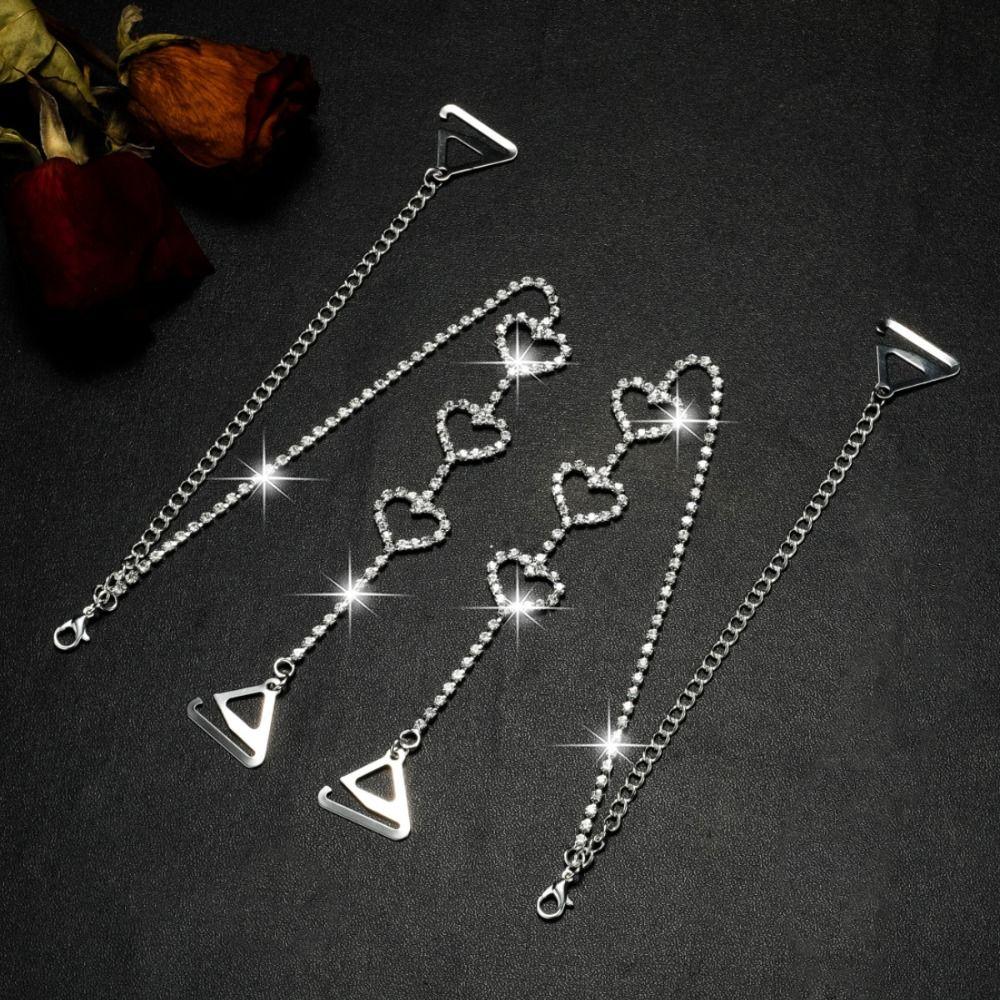 Removable Shoulder Straps Crystal Shoulder Belts Creative Bra Straps  for Women