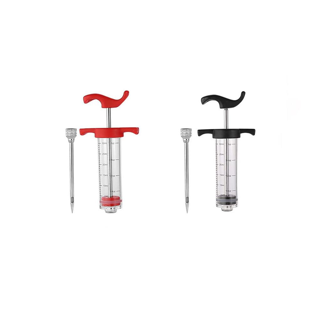 Kitchen Seasoning Syringe Turkey Needle Marinade Syringe Barbecue Syringe Baking Tool Injection Needle