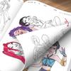 KPOP Охота на ведьм Руми Мира Зои Книга для рисования - Детская и взрослая книга для практики контроля линий рисования аниме-персонажей Подарки