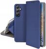 Case for Samsung Galaxy A35 5G SMART MAGNET BOOK CASE NAVY CLOSED + GLASS