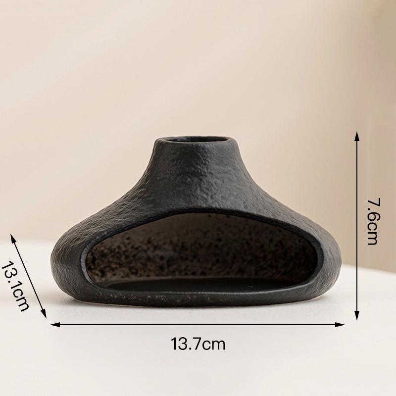 Modern Style Ceramic Incense Burner for Palo Santo, White Sage, Cone Incense, Desktop Ornament Home Decor