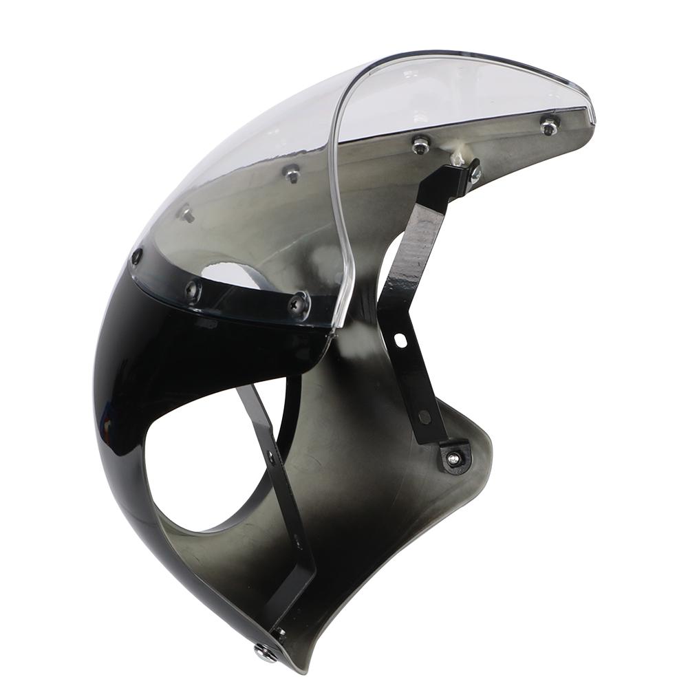 7 дюймов/16,5~18 см для Honda для Cafe Racer универсальная ретро фара ветровое стекло мотоцикл передняя фара обтекатель