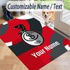 Custom Text Printed Rug SC Freiburg FC Non Slip Floor Carpet For Home Room Decor