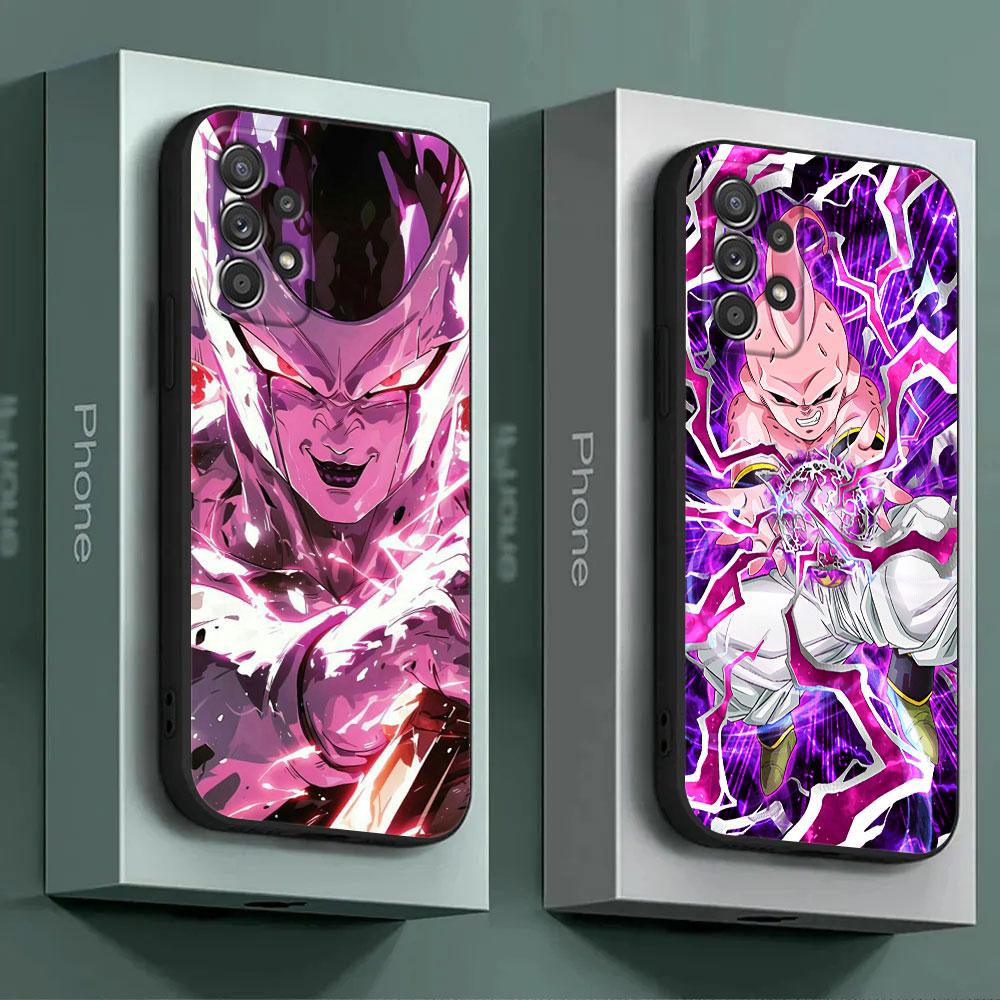 Dragons Balls Anime Phone Cover A56 5G For Samsung A57 A37 A55 A36 A26 A17 A07 A35 A34 A53 A54 A52 A73 A72 Frieza Majin Buu Case