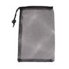 Black Durable Nylon Mesh Drawstring Bag Storage Pouch Multi Purpose Home Travel Outdoor Activity Laundry Bag Stuff Sack
