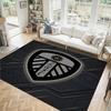 Leeds United Design Crystal Velvet Carpet Cozy Non?Slip Printed Rug For Bedroom Living Room Entrance