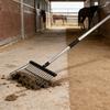 Heavy Duty Metal Manures Fork Horse Pitchforks Cleaning Tool Metal Horse Manures Rake For Horse Stable Cleaning Enduring