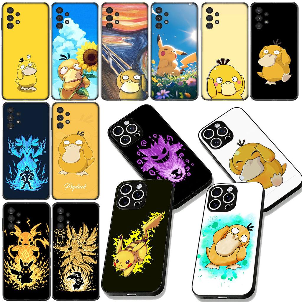 Чехол P-Pikachus P-Pokemons Psyduck для Motorola Moto Edge 50 30 Fusion 40 NEO Ultra Pro G22 G23 G20 G35 G84 G13 G53