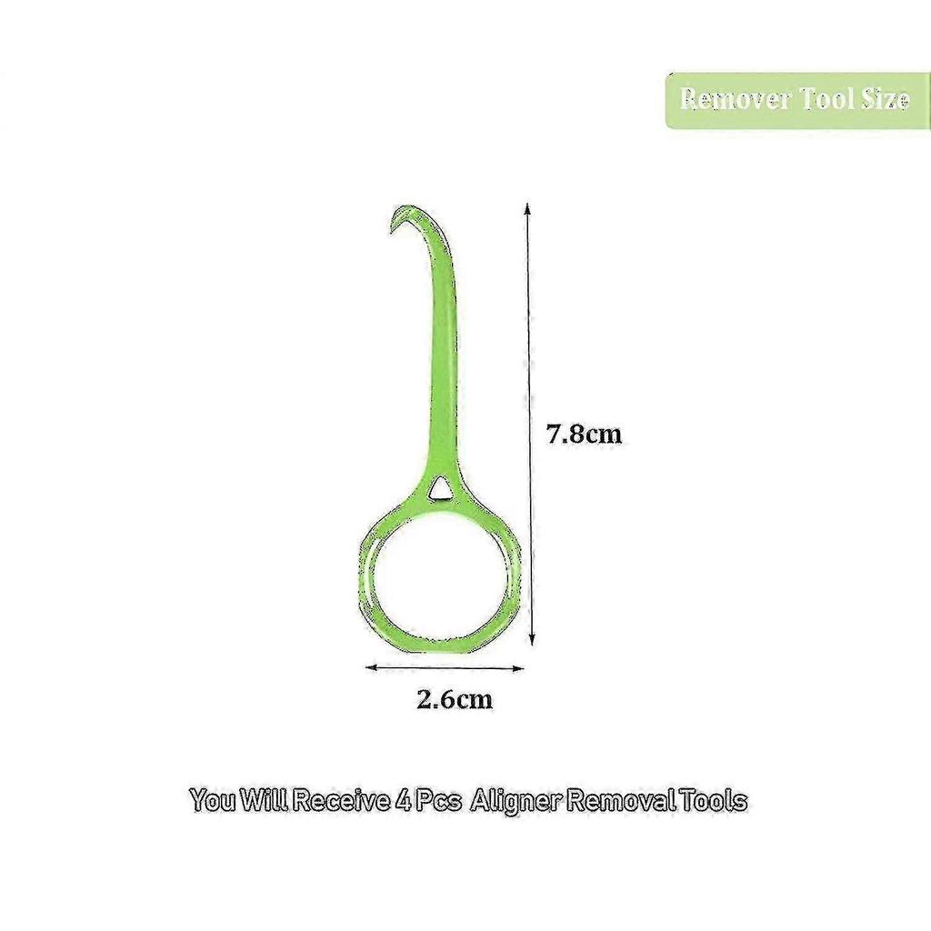 Aligner remover tool for invisible braces - 4 pcs oral care accessories