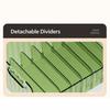 Versatile Organizer Bin Multi-Compartment Food Storage Organizer Storage Box  Refrigerator