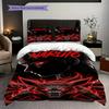 3pc Naruto-themed Printed Bedding Set( Without Core), Soft and Skin-friendly, Suitable for Bedroom or Guest Room