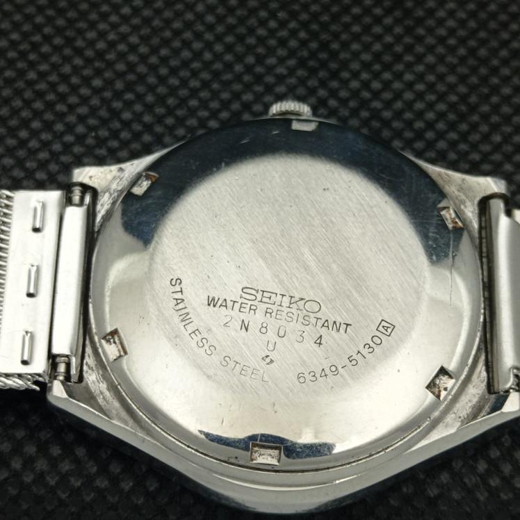 Б/У винтажные часы SEIKO 5 AUTOMATIC 6309A JAPAN MENS D/D BLUE 606-a314459-2