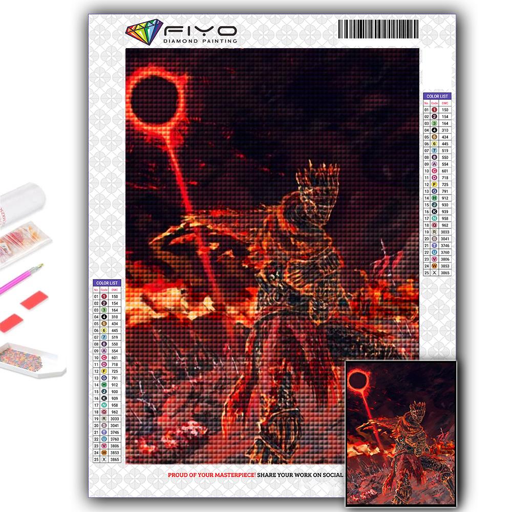 Full 5D Diy Diamond Painting Game Dark Souls 5D Diamond Painting
