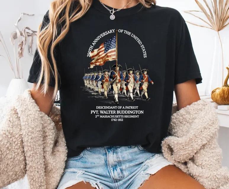 Descendant of a Patriot 250th US Anniversary Tshirt New For Sale Unisex T-Shirt