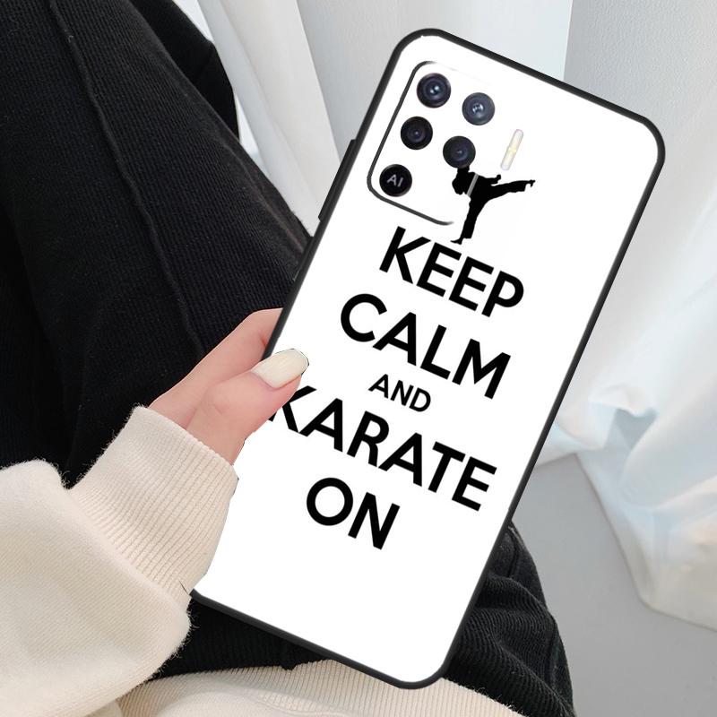 Kung Fu Karate Taekwondo Martial Case For Oppo A40 A60 A80 A5 Pro A15 A16 A17 A57 A77 A94 A74 A54 A76 A96 A18 A38 A58 A78 A98