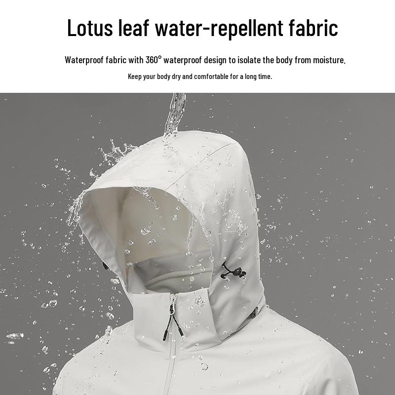 Мужская куртка 3-в-1 для активного отдыха со съемной подкладкой - Ветрозащитная, водоотталкивающая и водонепроницаемая для альпинизма