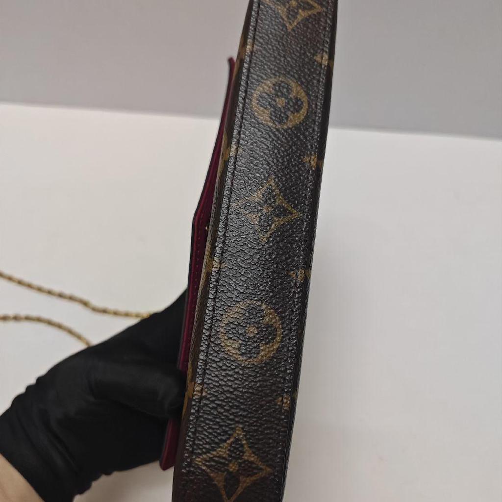 [Pre-Owned] Felicie Pochette Classic Monogram Coated Canvas And Leather Three-In-One Chain Bag - Excellent #HMLXFO