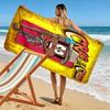 Craig Adventure Print Beach Towel, Large Soft Quick Dry Towel for Beach Camping Swimming