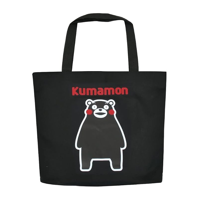 Большая сумка-тоут Yamani Kumamon на молнии, черная 11546