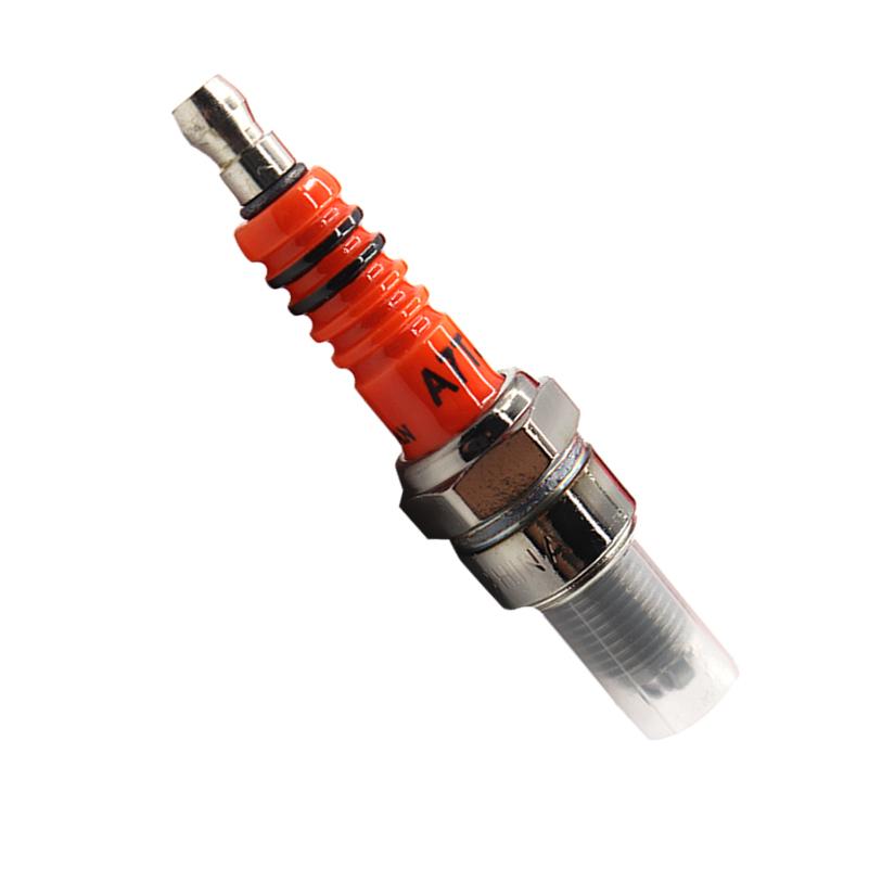 A7TC Racing 3 Electrode Spark Plug for 50cc 110cc 125cc 150cc Atv Scooter Dirt Bike Go Kart