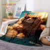 3D персидский кот, милый ситцевый кот, мягкие одеяла из мультфильма «Рэгдолл», сохраняющие тепло пледы для пикника, кровати, дивана, дома, спальни, подарка ребенку