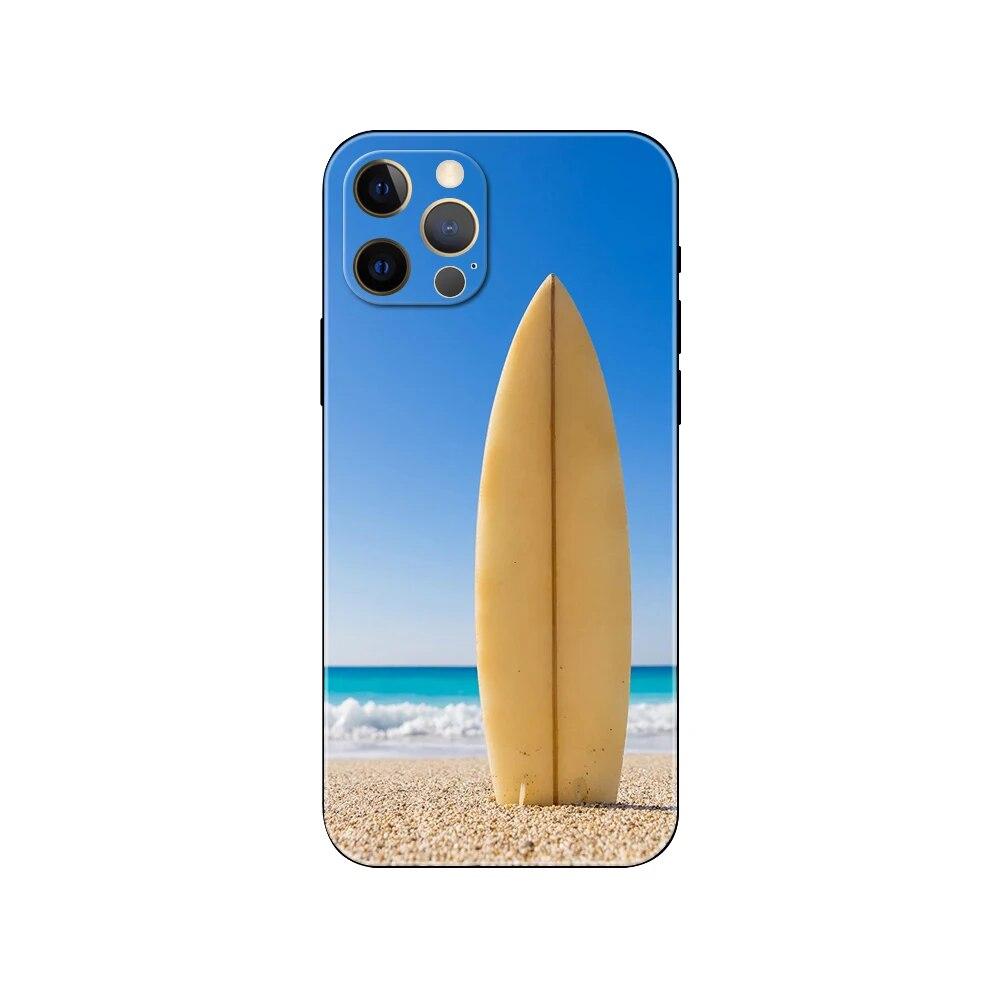 Surfboard Surf Arte Phone Case For iPhone Samsung Galaxy Redmi Xiaomi Oppo OnePlus Note S A 7 8 9 10 11 12 13 14 20 21 22 23 53 54 Pro Max Plus Ultra