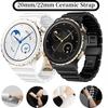Керамический ремешок 22 мм 20 мм для Huawei Watch GT3 Pro 46 мм/43 мм Металлический браслет Наручный ремешок для Samsung Watch 5/4/3 Amazfit GTR/Stratos